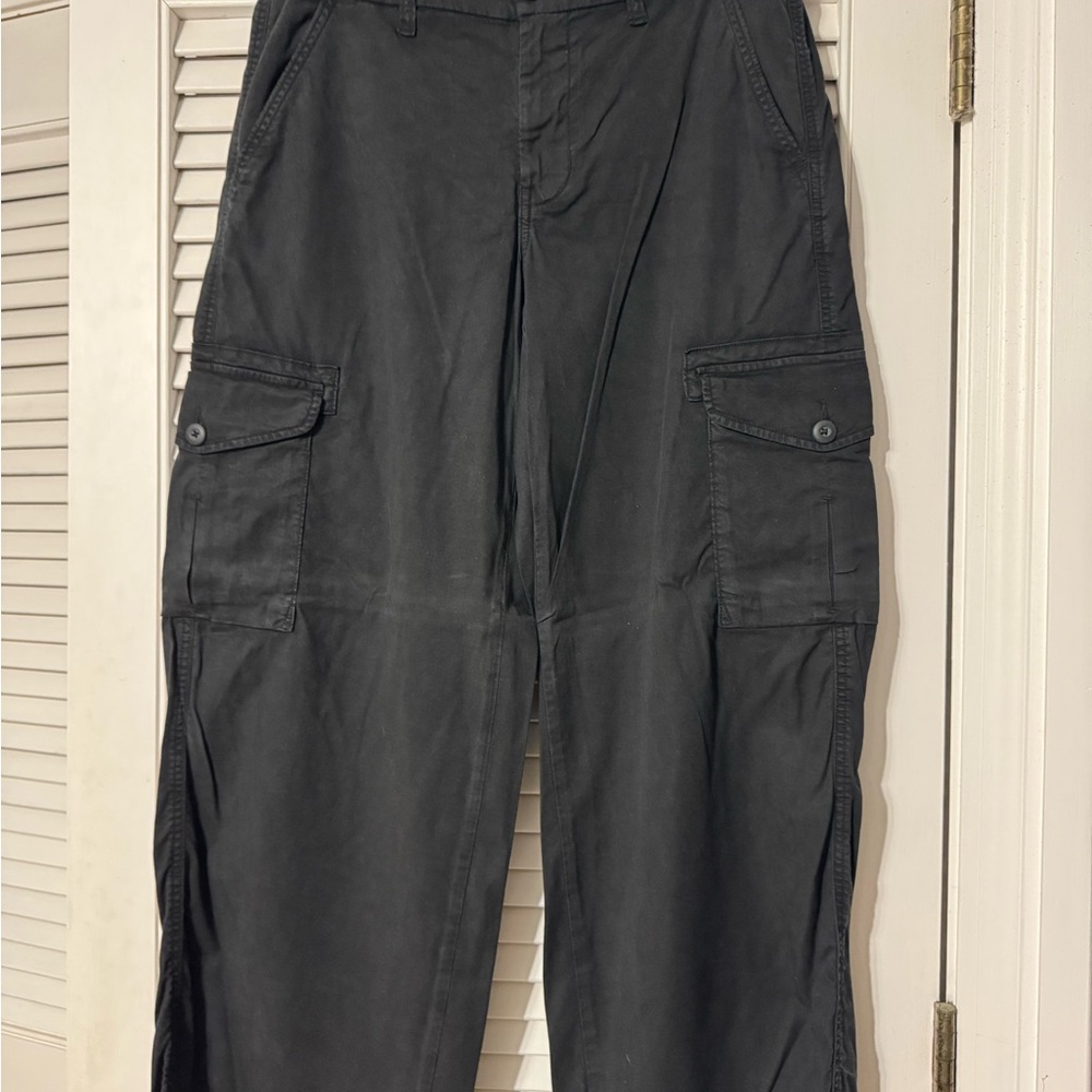 American Eagle Stretch Relaxed Black Cargo Pants